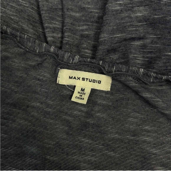 MAX STUDIO Striped Jersey Maxi Dress Size Medium - Picture 6 of 8